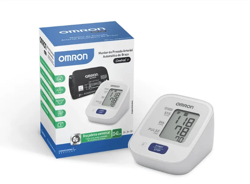 Monitor De Pressão Arterial De Braço Control+ Hem-7122 1 Unidade