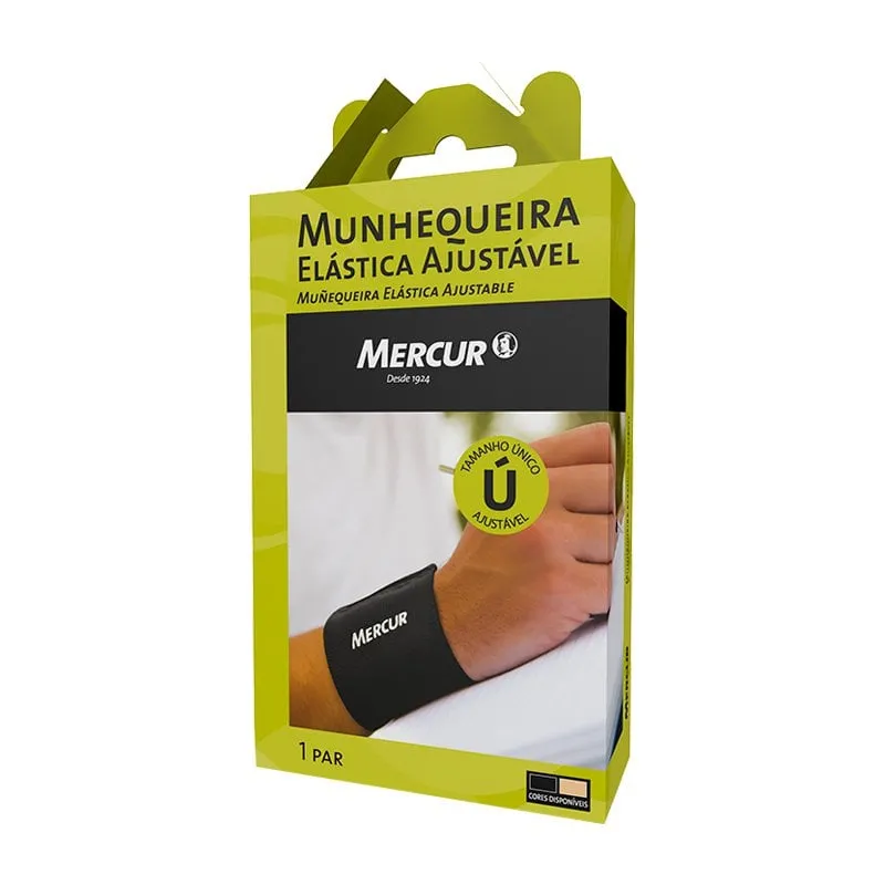 Munhequeira Elástica Ajustável Tamanho Único BC 0054 PR 1 Unidade