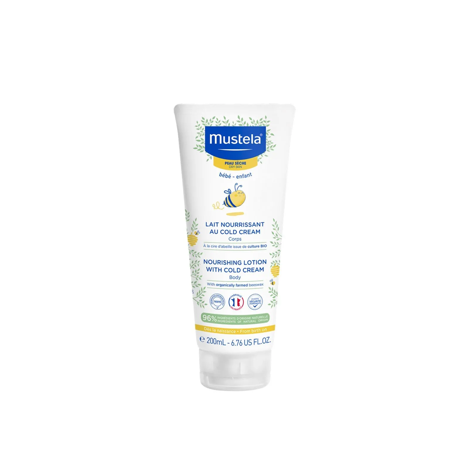 Mustela Bebê Loção de Corpo Cold Cream Nutri-Protetor 200ml Brasil