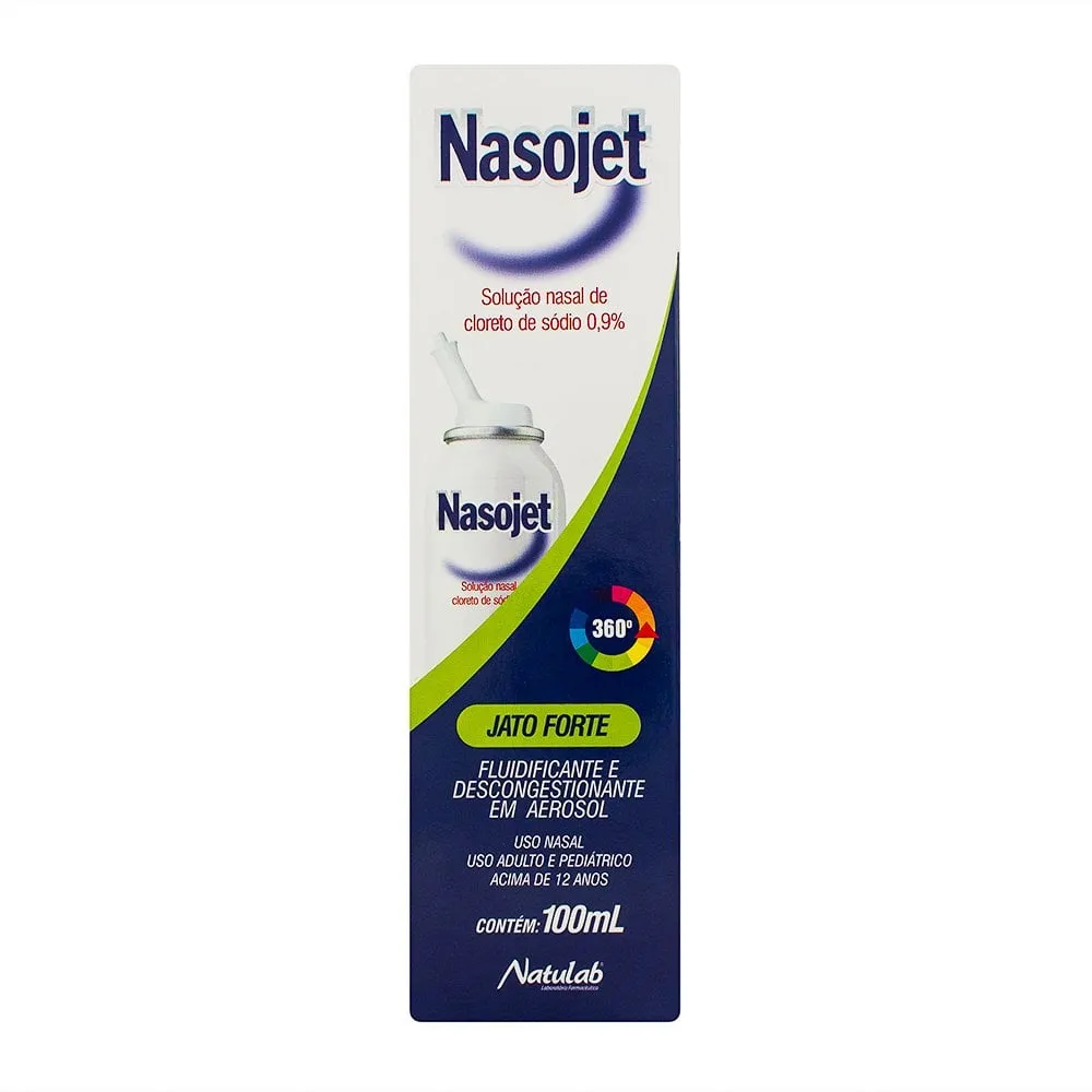 Nasojet Maris jato forte - 9mg/ml, frasco aerossol com 100ml