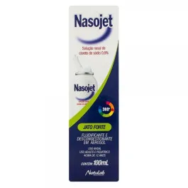 Nasojet 0,9% - Aerossol Nasal - Jato Forte 100ml