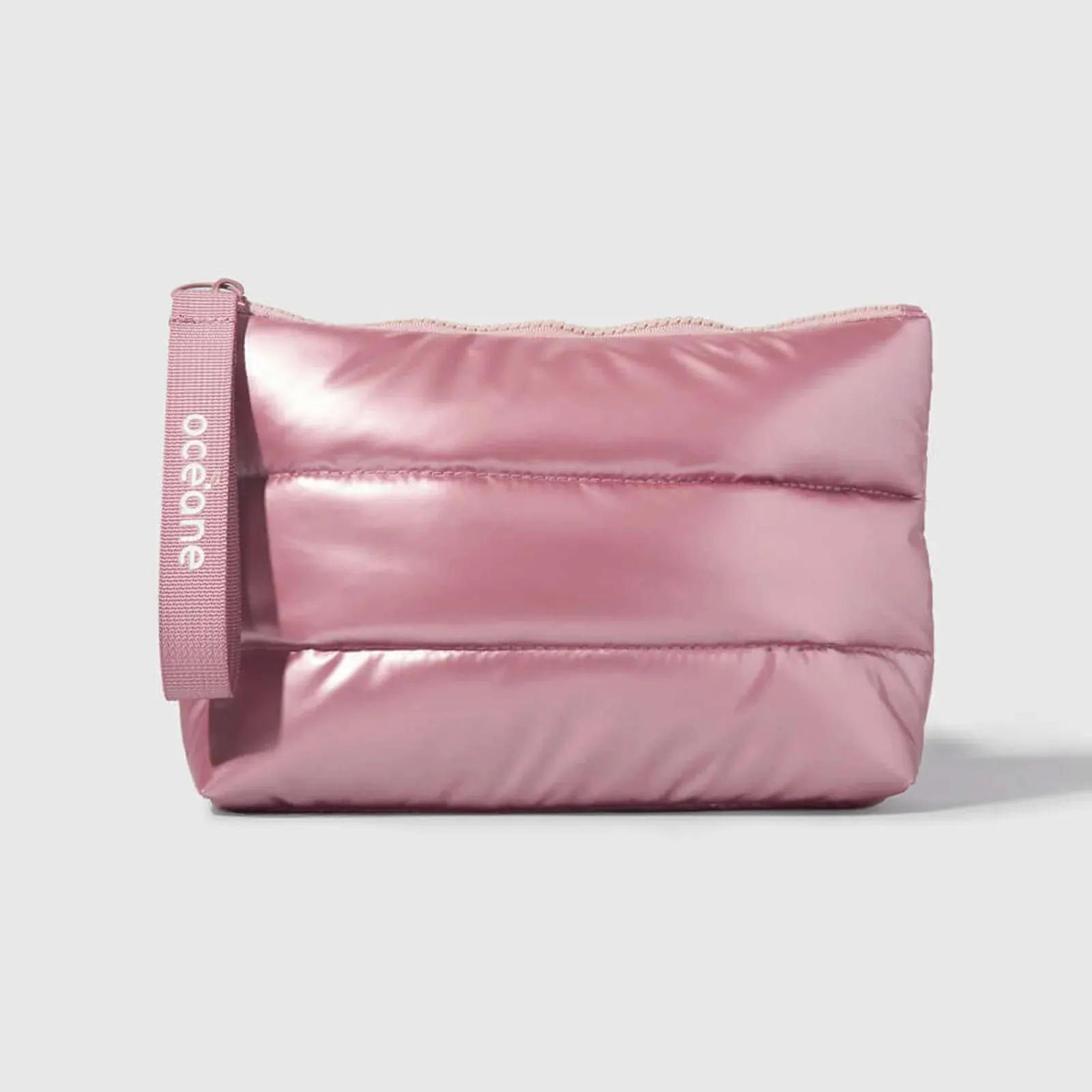 Necessaire Oceane Puffer Rosê Unika Cosmeticos - Unika Cosméticos