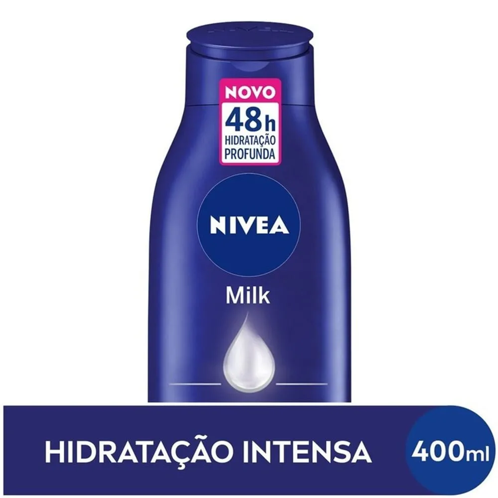 NIVEA LOÇÃO DEO-HIDRATANTE CORPORAL MILK HIDRATAÇÃO PROFUNDA 400 ML