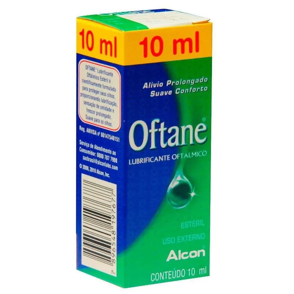 Lubrificante Oftálmico Oftane 10mL