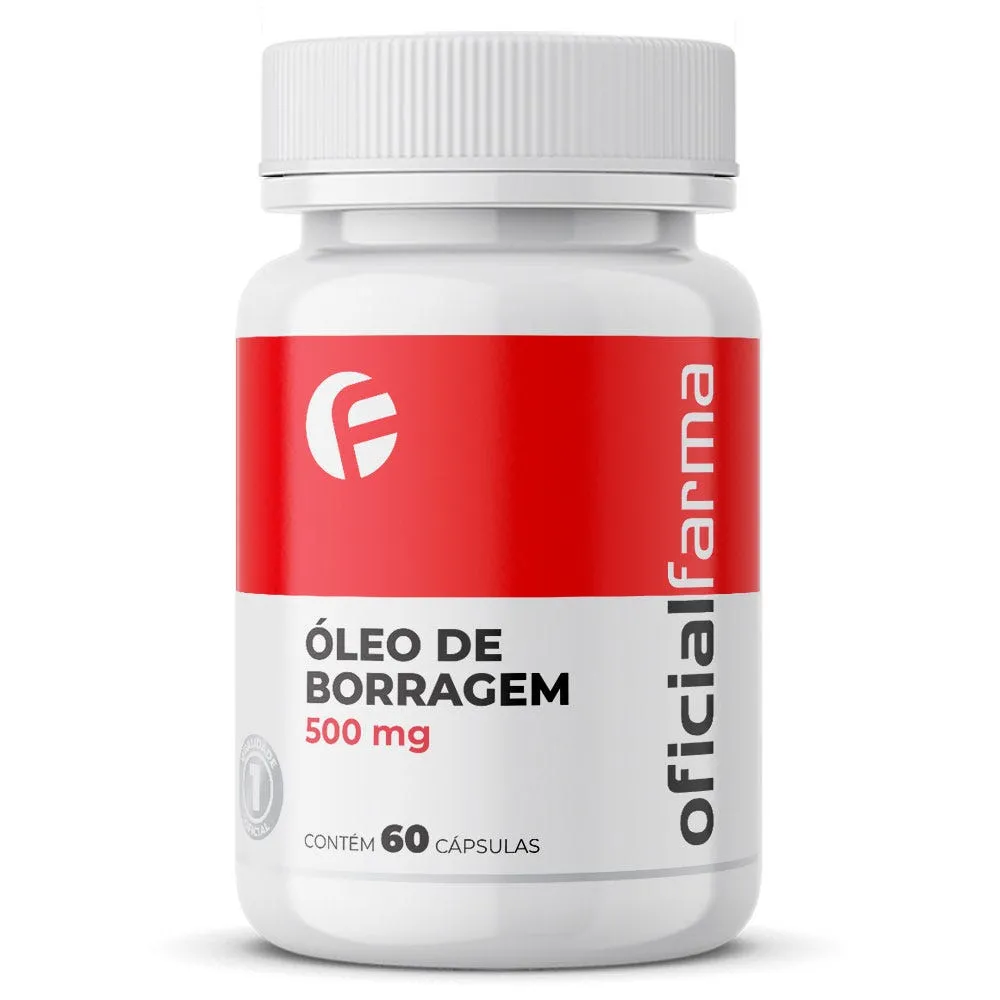 Óleo De Borragem 500mg 60 Cápsulas