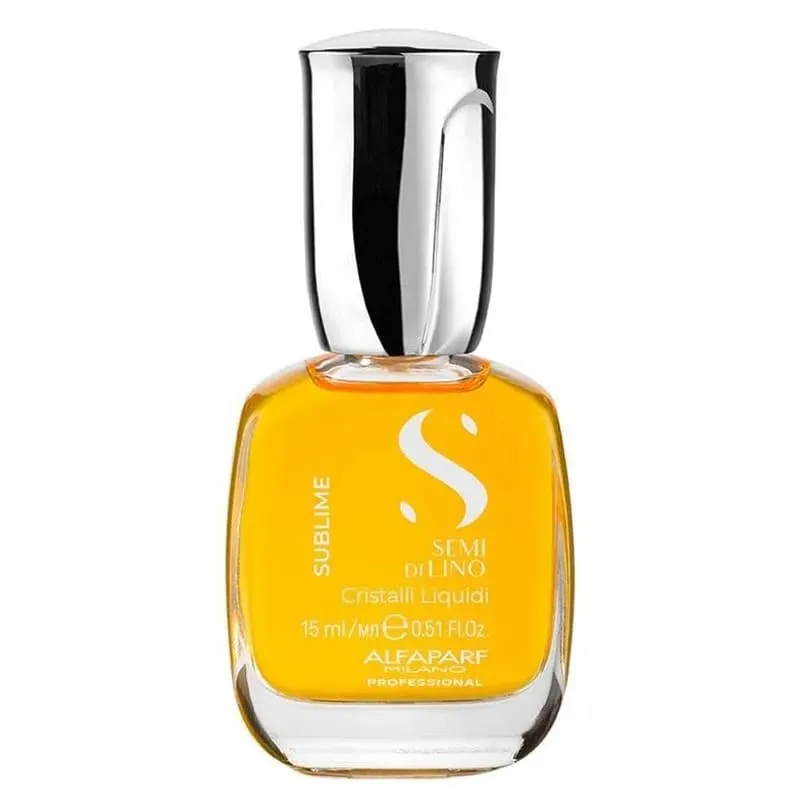 Óleo Capilar Semi Di Lino Sublime Cristalli Liquid Alfaparf Milano 15ml
