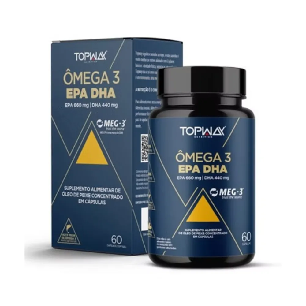 Ômega 3 EPA DHA TopWay 60Caps