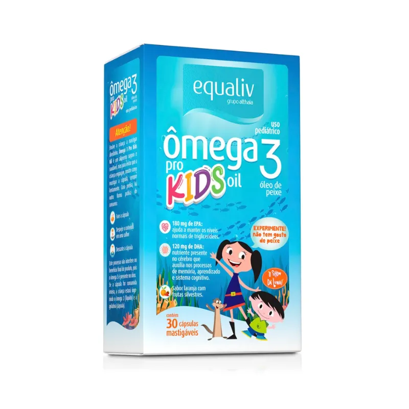 Ômega 3 Pro Equaliv Kids 30 Cápsulas