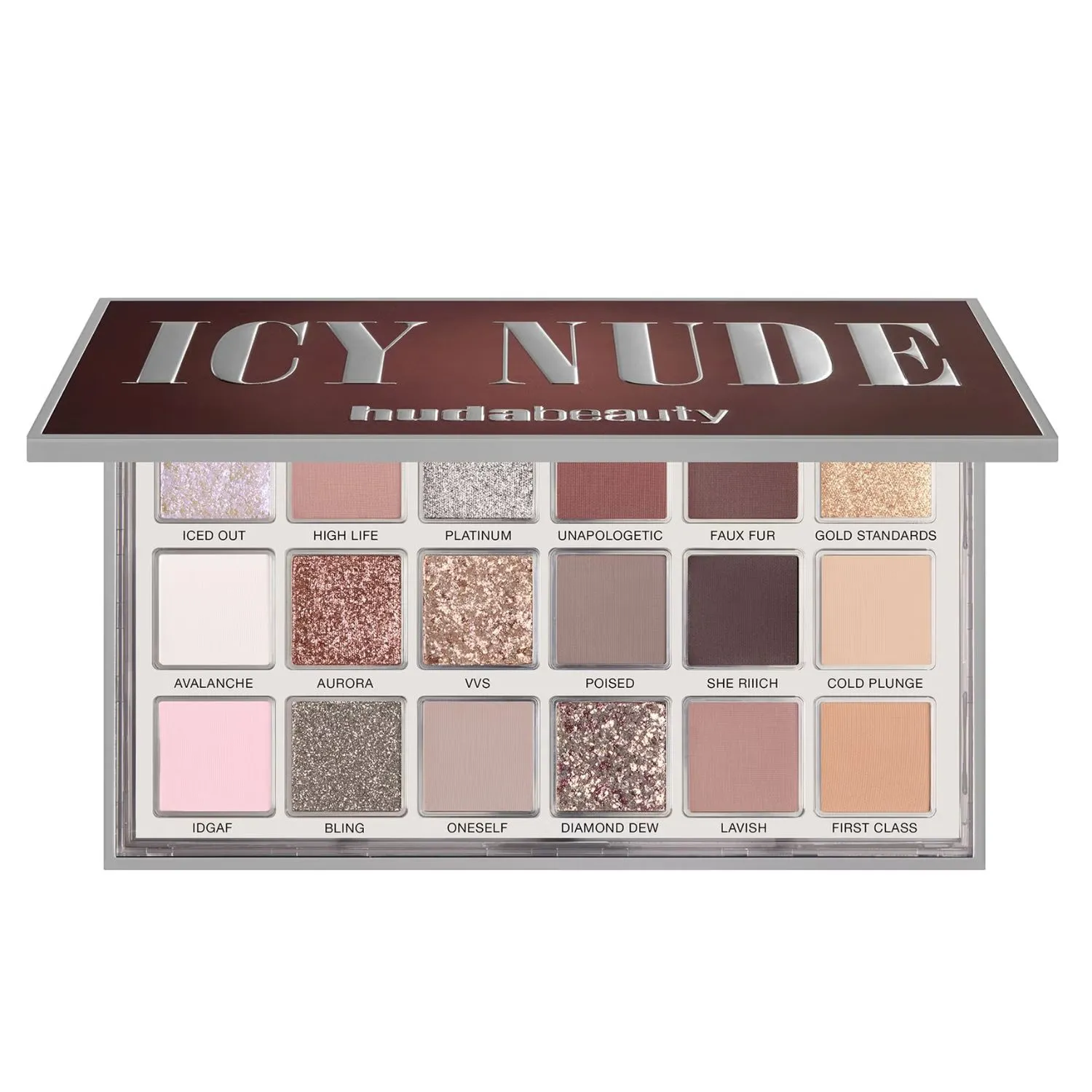 Paleta Icy Nude Eyeshadow HUDA BEAUTY