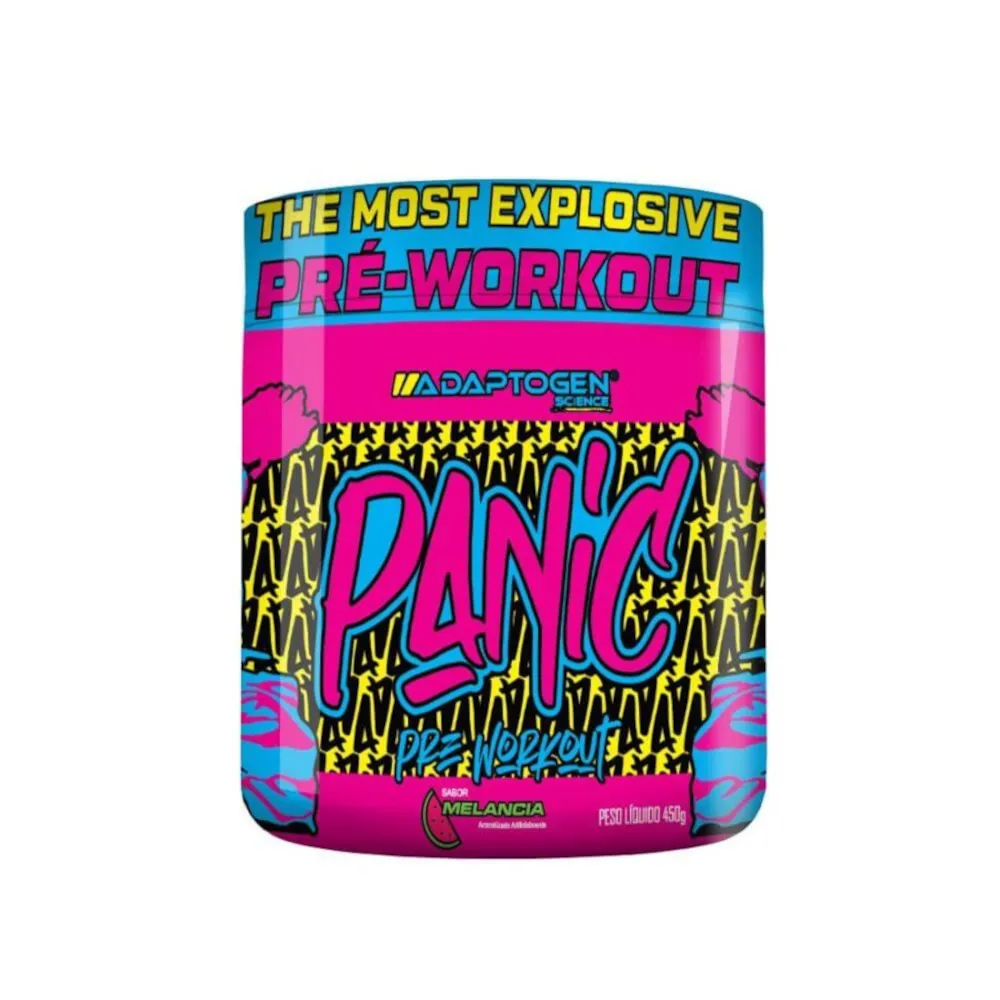 Panic Pré Workout Melancia 450g - Adaptogen