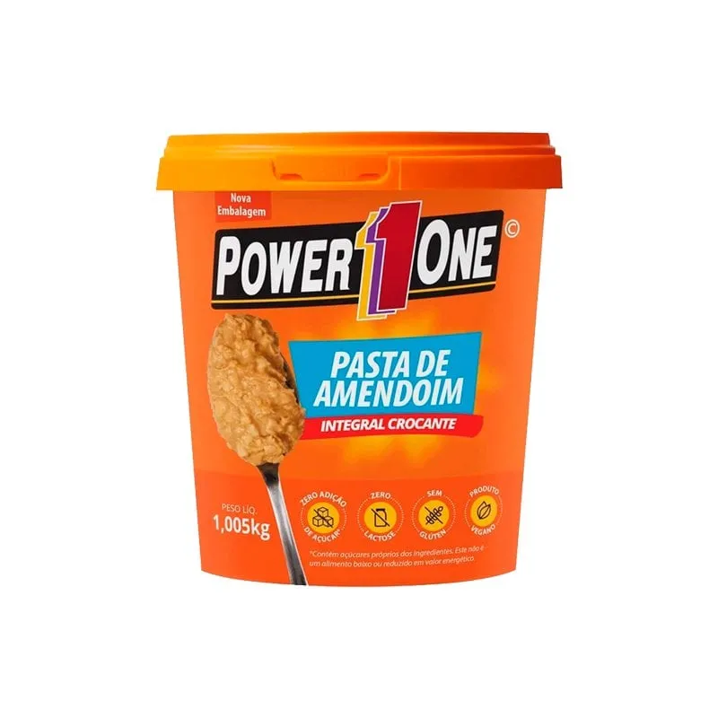Pasta de Amendoim Integral 1Kg Crocante Power One