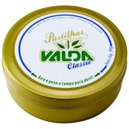 Pastilha Valda Classic Lata 50g
