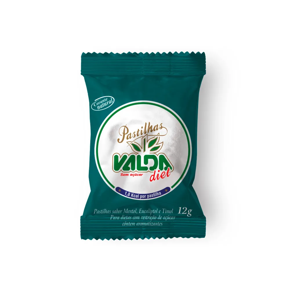 Pastilha Valda Diet Sachê 12g