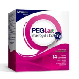 Peg-Lax - 17g - Pó para Solução Oral - Limão - com 14 envelopes