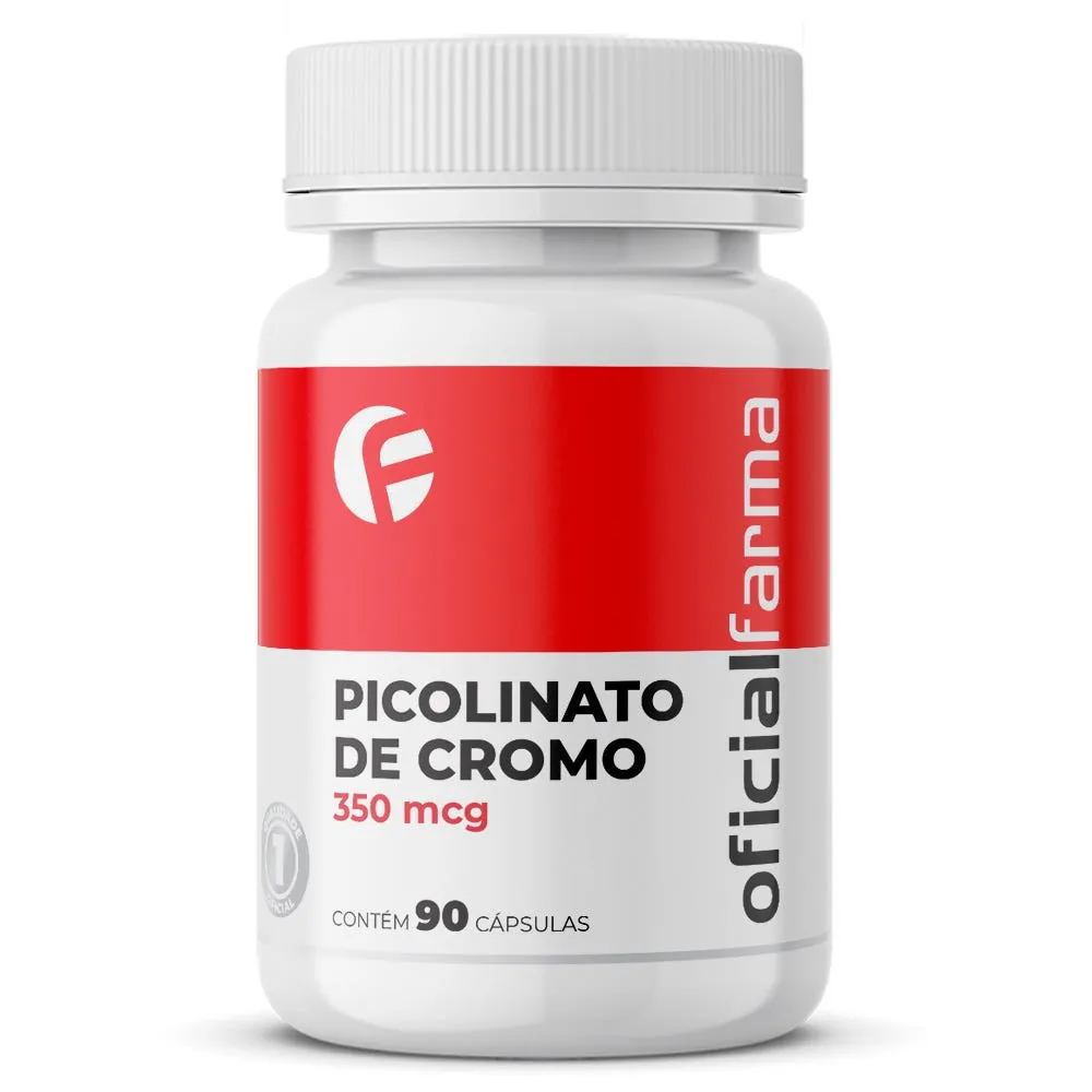Picolinato De Cromo 350Mcg 90 Cápsulas