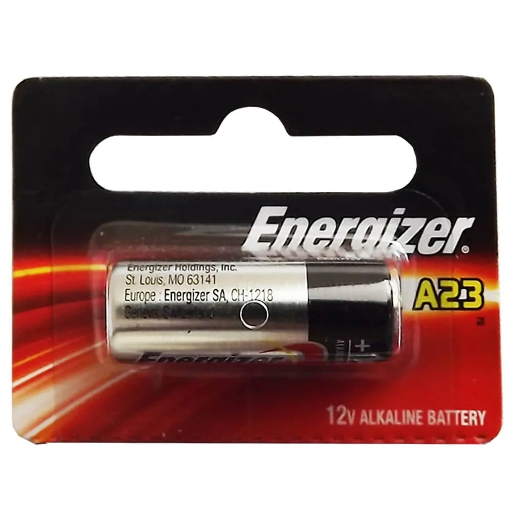 Pilha Energizer A23 com 12V