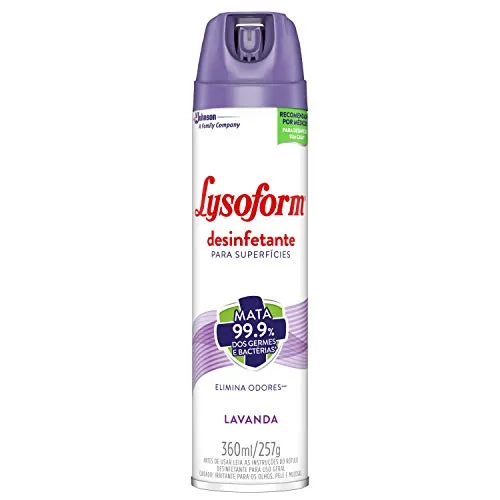 Desinfetante Lysoform Lavanda Spray 360ml