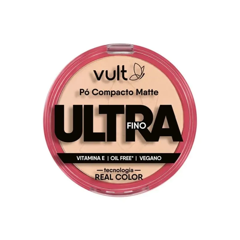 Pó Compacto Matte Ultrafino V410 Vult 9g