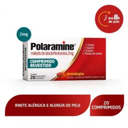 Polaramine 2mg - 20 Comprimidos