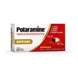 Polaramine 6mg - 12 Drágeas