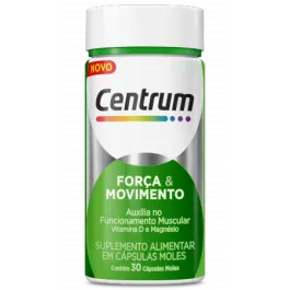 Polivitamínico - Centrum Força e Movimento 30 Cápsulas