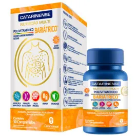 Polivitamínico Bariátrico Multi Catarinense 30 Comprimidos