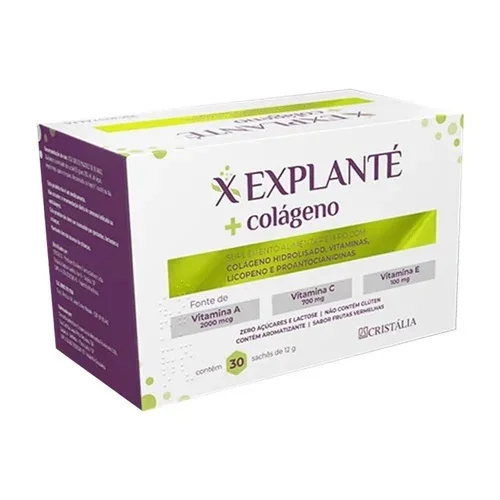 Polivitamínico Explanté + Colágeno 30 Sachês 12g Cada