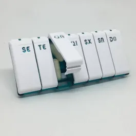 Porta Comprimidos Pilbox City Cinza