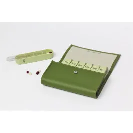 Porta Comprimidos Semanal Pilbox Liberty Verde