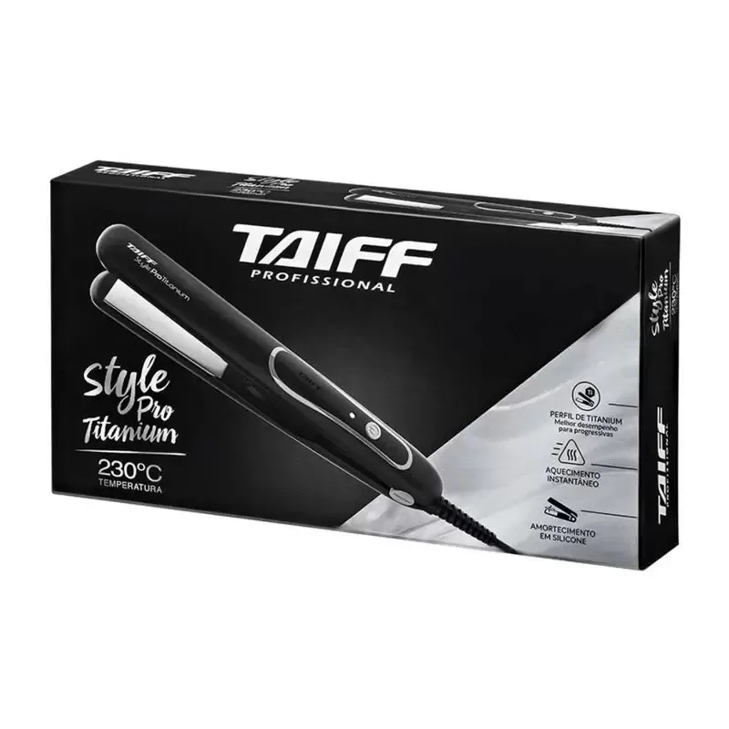 Prancha Taiff Style Pro Titanium 230°C Bivolt