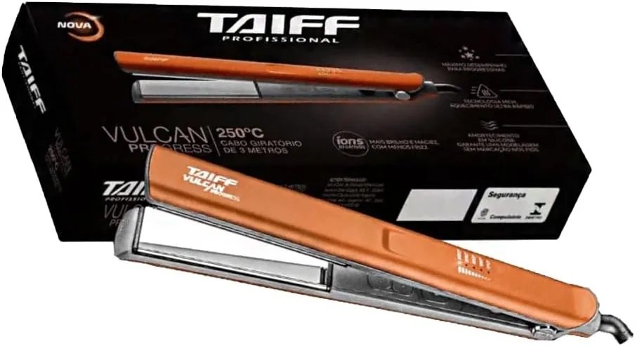 Prancha Taiff Vulcan Progress 250°C Bivolt