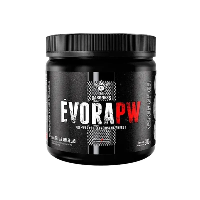 Pré Treino Évora Darkness Frutas Amarelas 300g