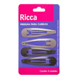 Presilha Tic Tac Metallic Blonde Ricca