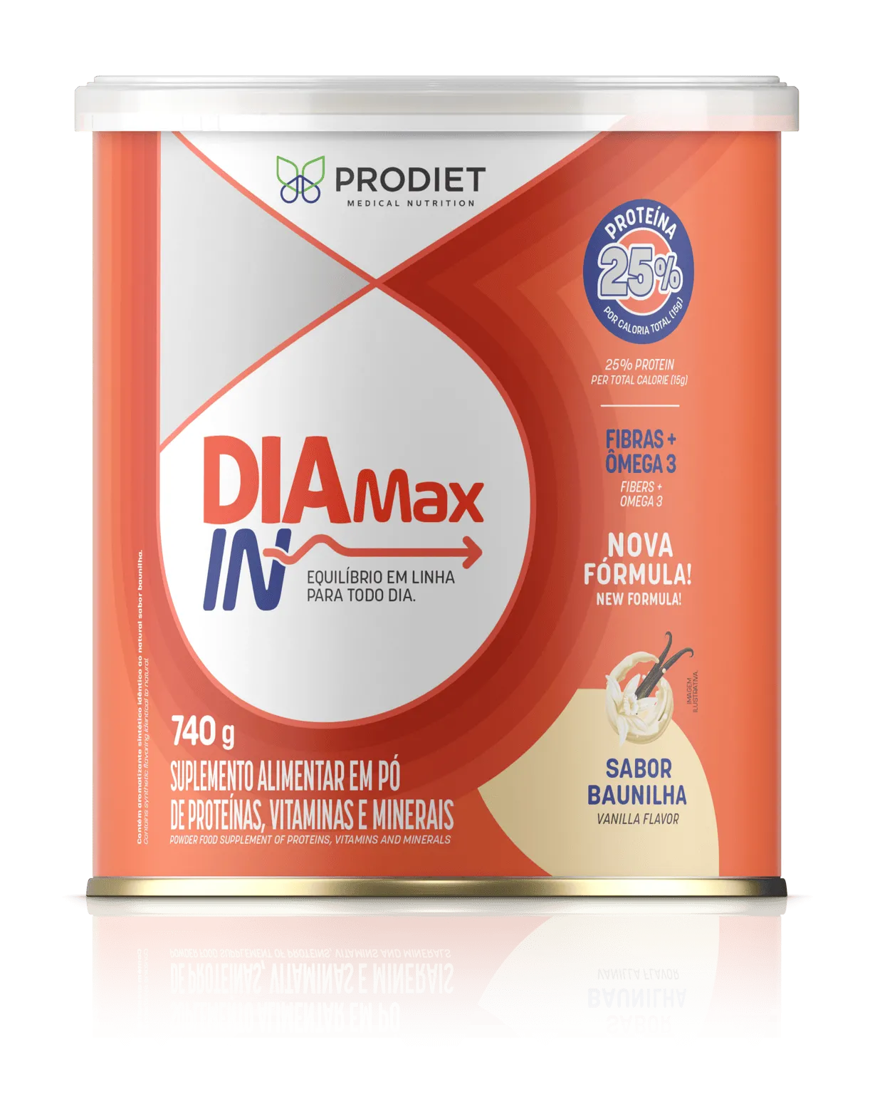 Diamax In Suplemento Alimentar Baunilha - 740g