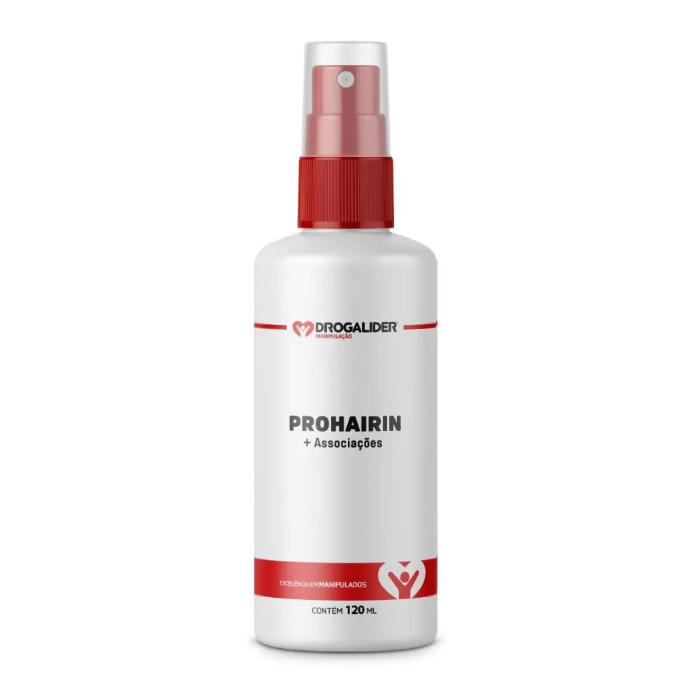 Prohairin + Associações 120ml Aumenta os Fios e Diminui Cabelos Grisalhos