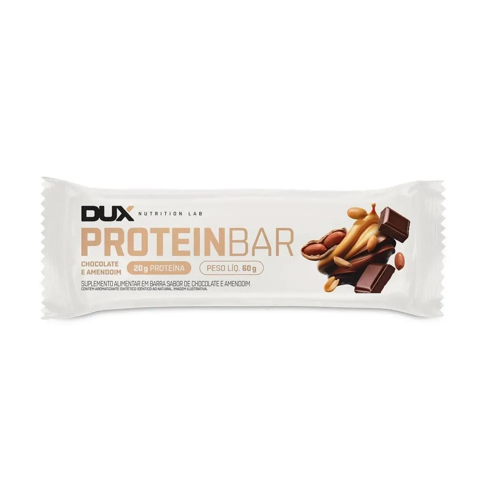 Protein Bar Dux Nutrition Protein Chocolate e Amendoim 60g