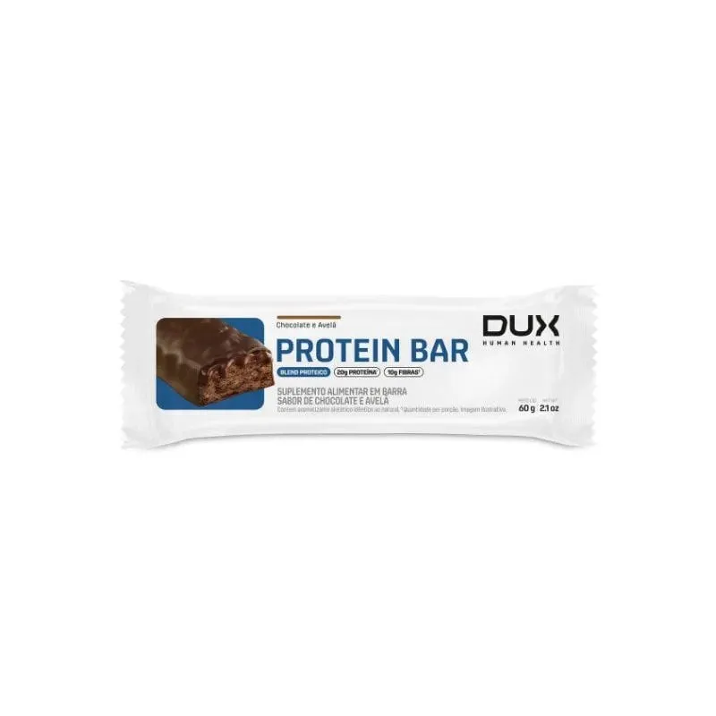 Protein Bar Dux 60g Chocolate e Avelã