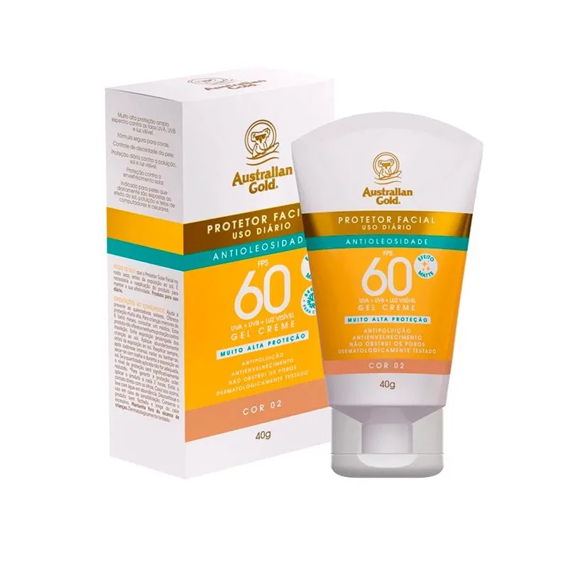 Protetor Australian FPS 60 Cor 2 40g