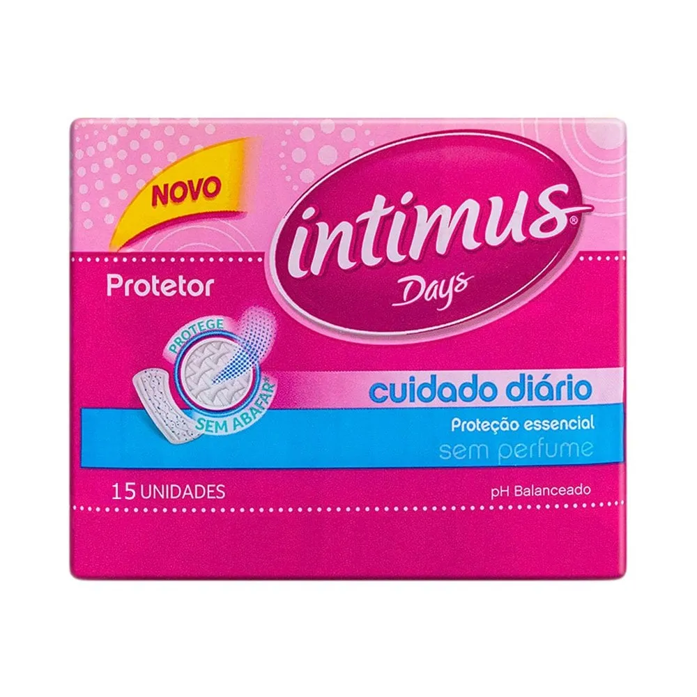 Protetor Diário Intimus Days sem Perfume 15Un