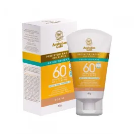 Protetor Solar Facial Australian Gold Cor 02 FPS60 40g
