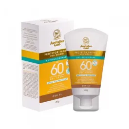 Protetor Solar Facial Australian Gold Cor 03 FPS60 40g