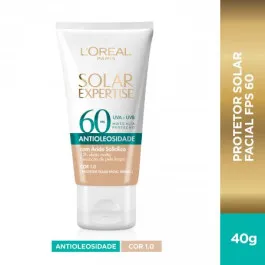 Protetor Solar Facial L'Oréal Paris Expertise Antioleosidade Cor 1.0 FPS60 40g