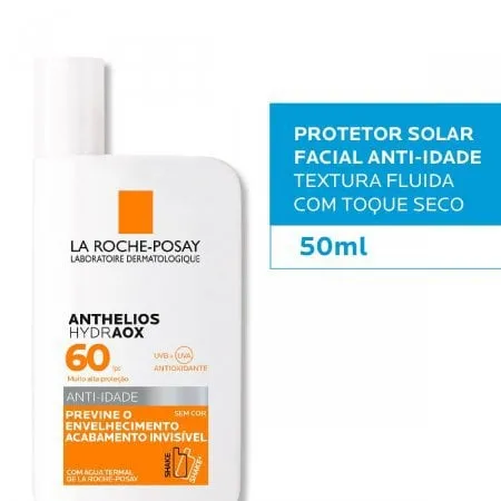 Protetor Solar Facial La Roche-Posay Anthelios Hydraox Anti-Idade FPS60 com 50g