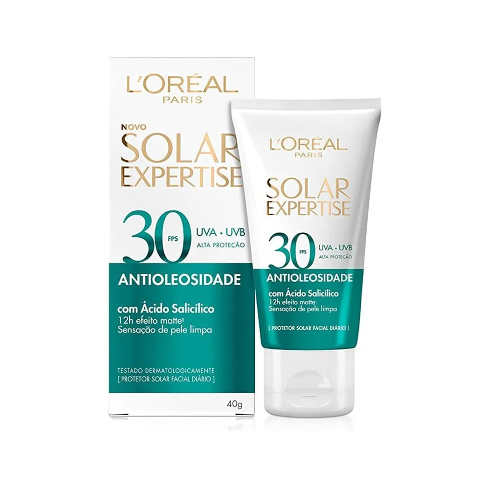 Protetor Solar Facial L'Oréal Paris Solar Expertise Antioleosidade FPS30 40g