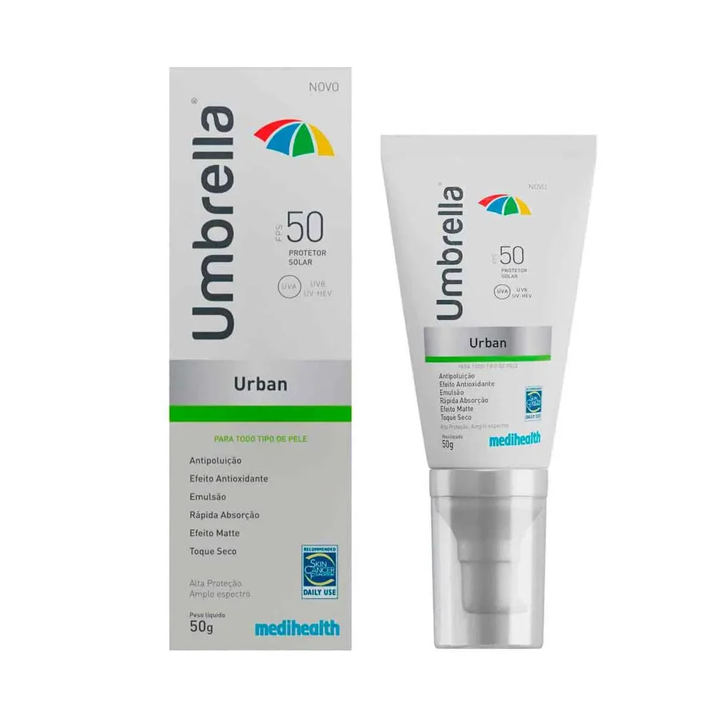 Protetor Solar Facial Urban FPS 50 Umbrella 50g
