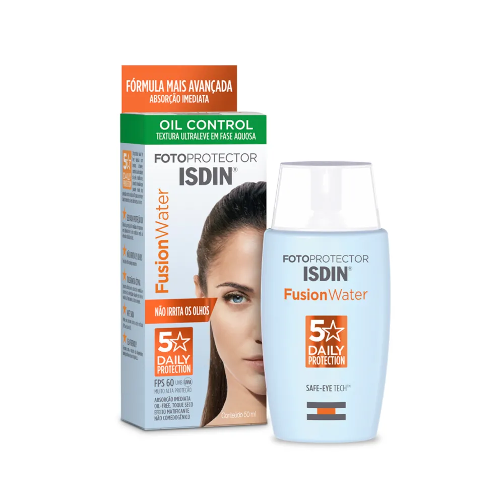 Protetor Solar ISDIN Fusion Water Oil Control FPS 60 50ml