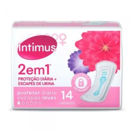 Protetor Diário Intimus 2 em 1 - 14 Unidades