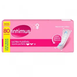 Protetor Diário Intimus Ultra Flexível 80 Unidades