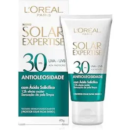 Protetor Solar Facial L'Oréal Paris Expertise Antioleosidade FPS30 40g
