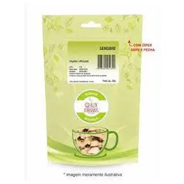 Chá Qualy Ervas Gengibre Fracionado 50g